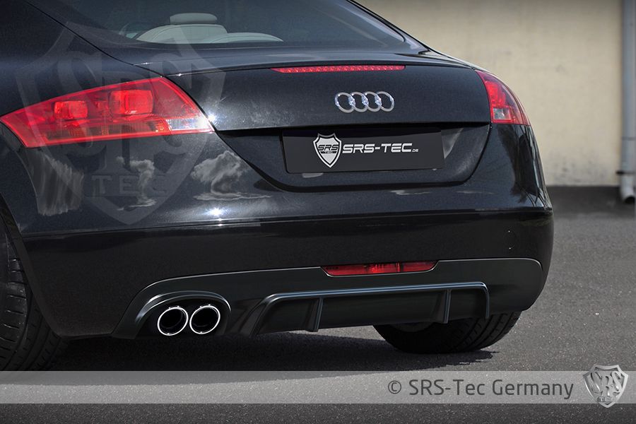 Spoiler Diffusor Heckansatz für Audi TT 8J Heckschürze Stoßstange